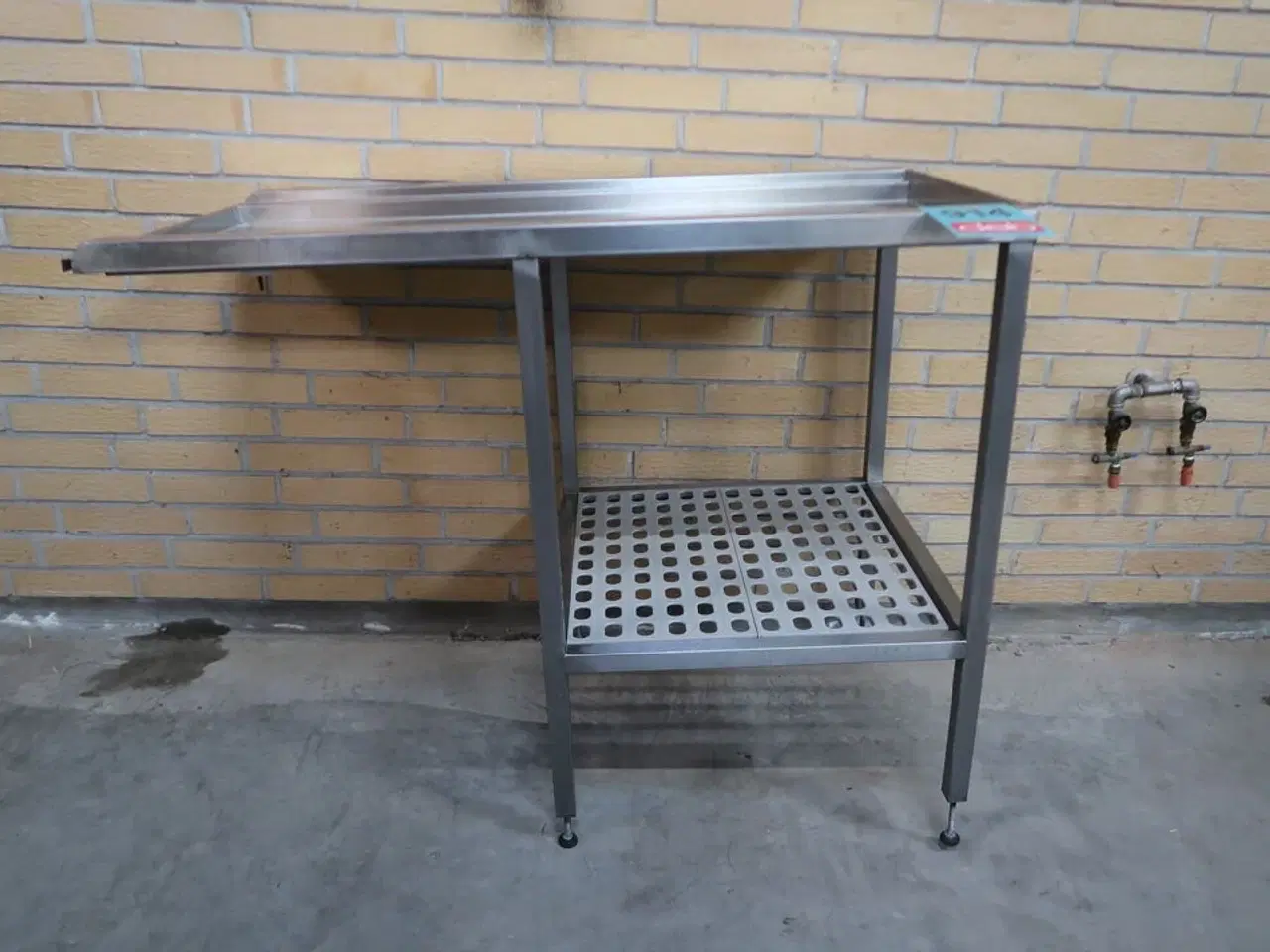 Billede 1 - Rustfri tørrebane med underhylde