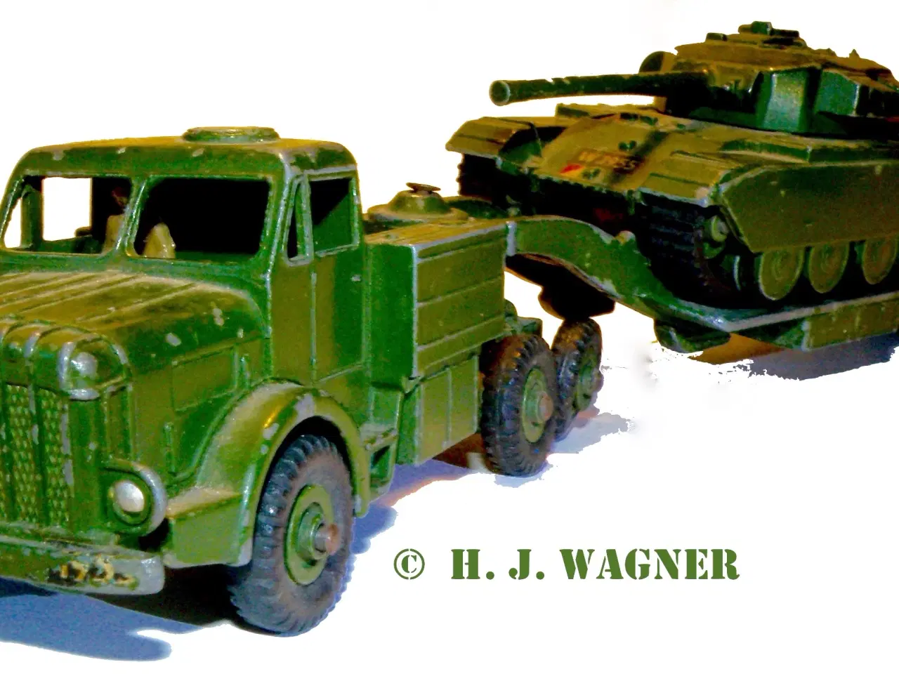 Billede 13 - DINKY-TOYS - Antar, Centurion Tank transporter ca.