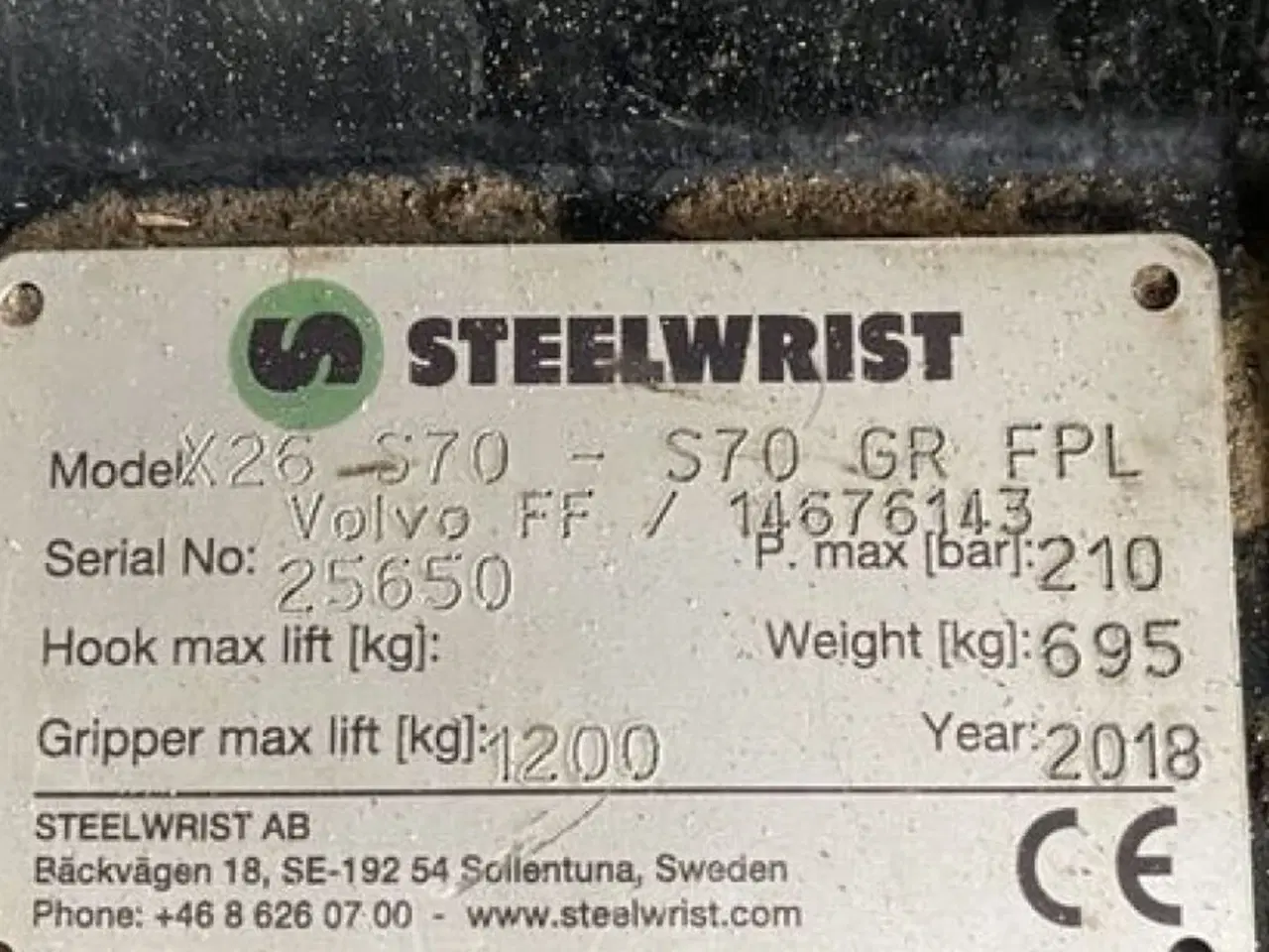 Billede 3 - Steelwrist X26 S70