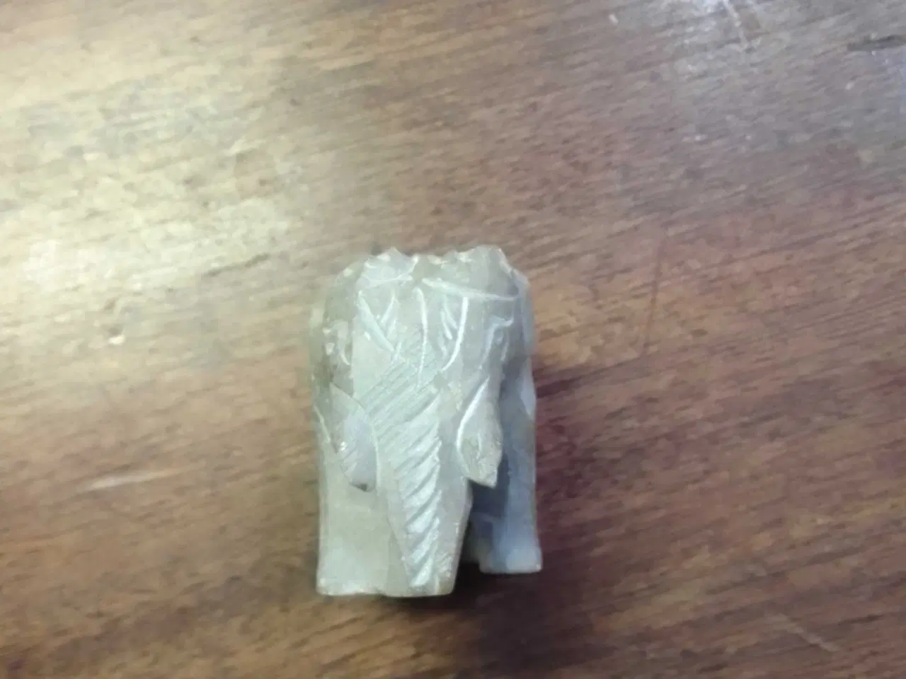 Billede 3 - Miniature elefant til fx sættekasse. I sten