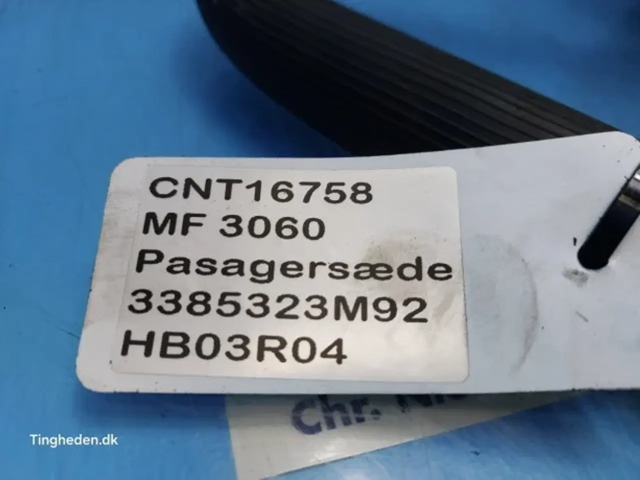 Billede 15 - Massey Ferguson 3060 Passagersæde 3385323M92