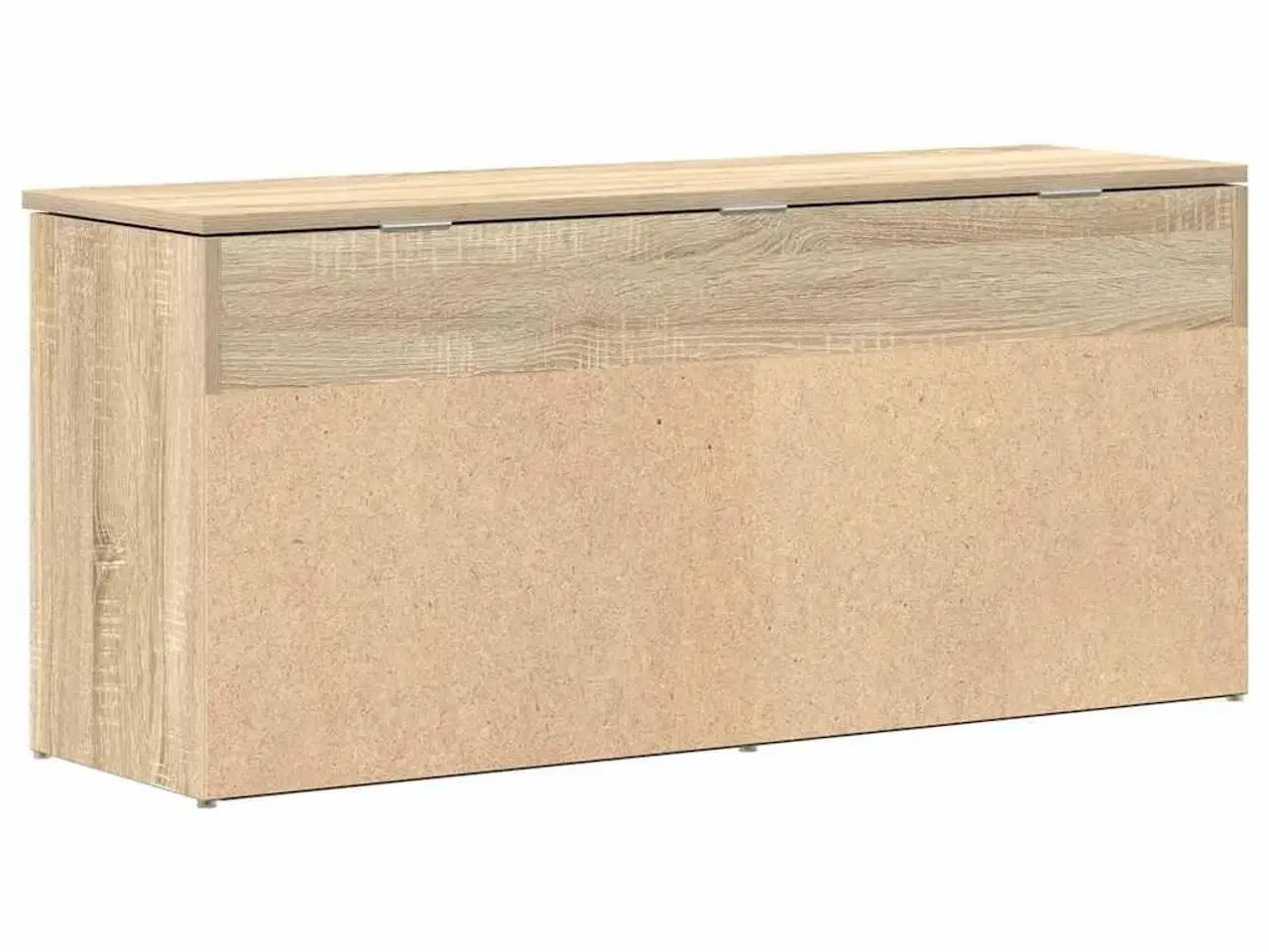 Billede 6 - Skobænk 102x30,5x45 cm konstrueret træ sonoma-eg