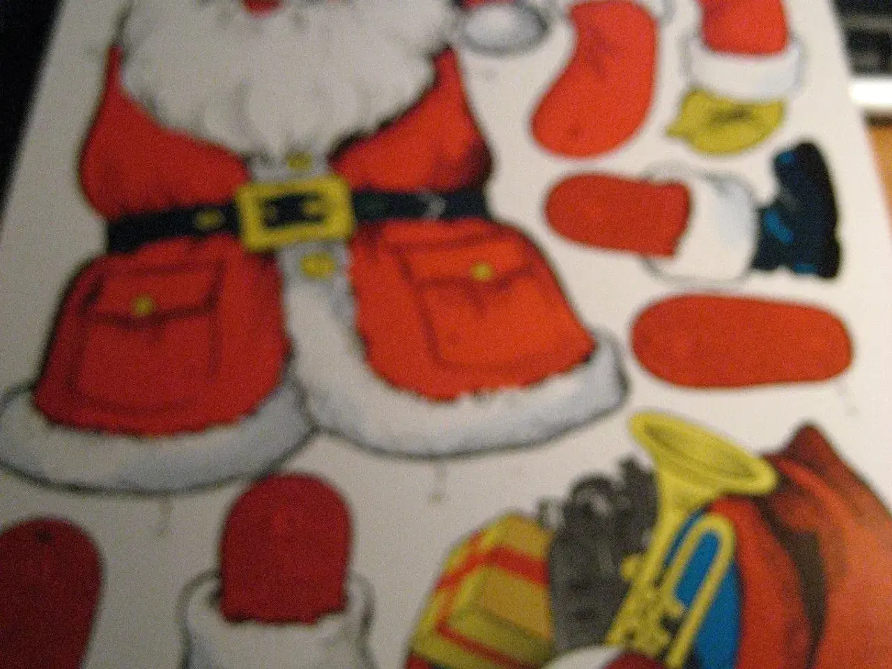 Billede 1 - jule sprællemand s ark ubrugt  