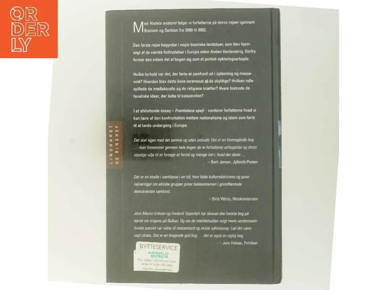 Billede 3 - Hadets Anatomi af Jens-Martin Eriksen (Bog)