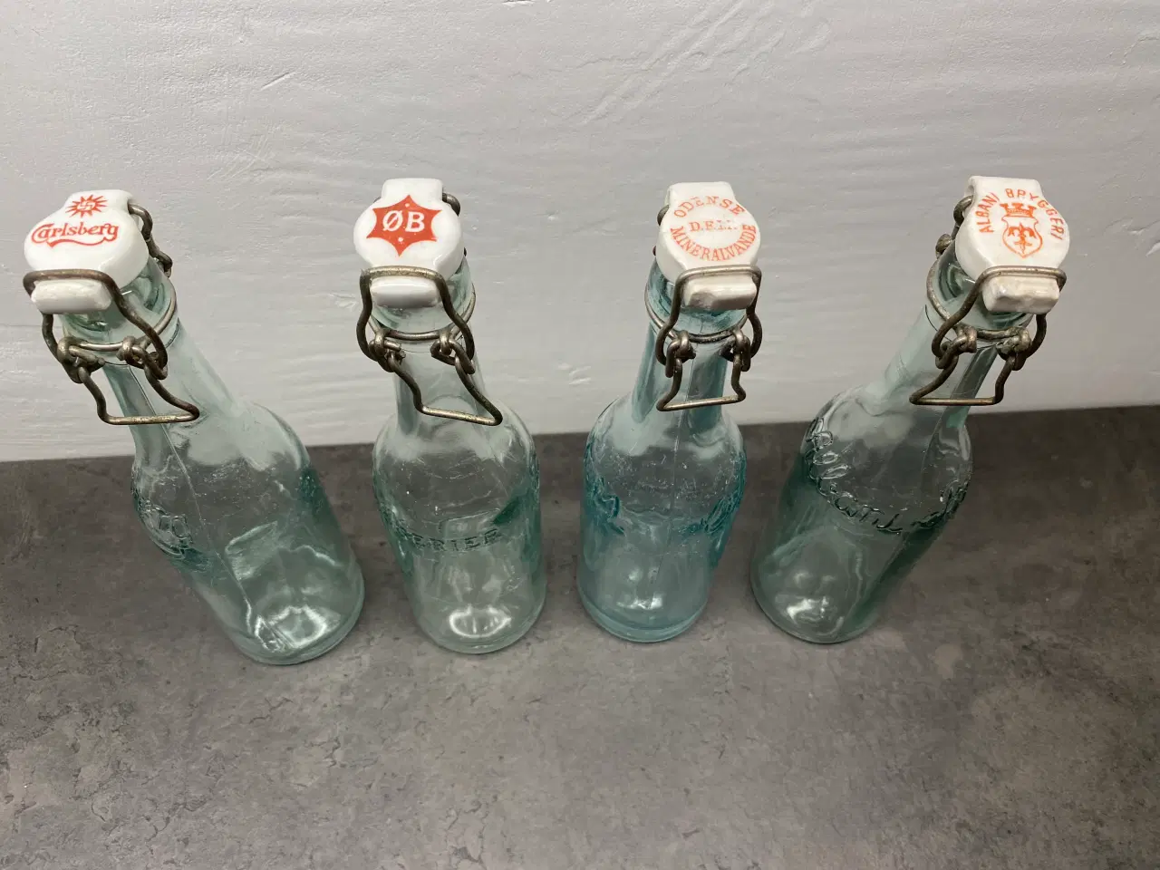 Billede 2 - 8 x Vintage Glas patentprop/patentflaske/mælkflask