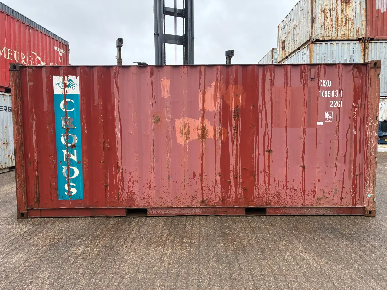 Billede 3 - Brugt 20 fods Isoleret Container-ID:CRXU 109563-1