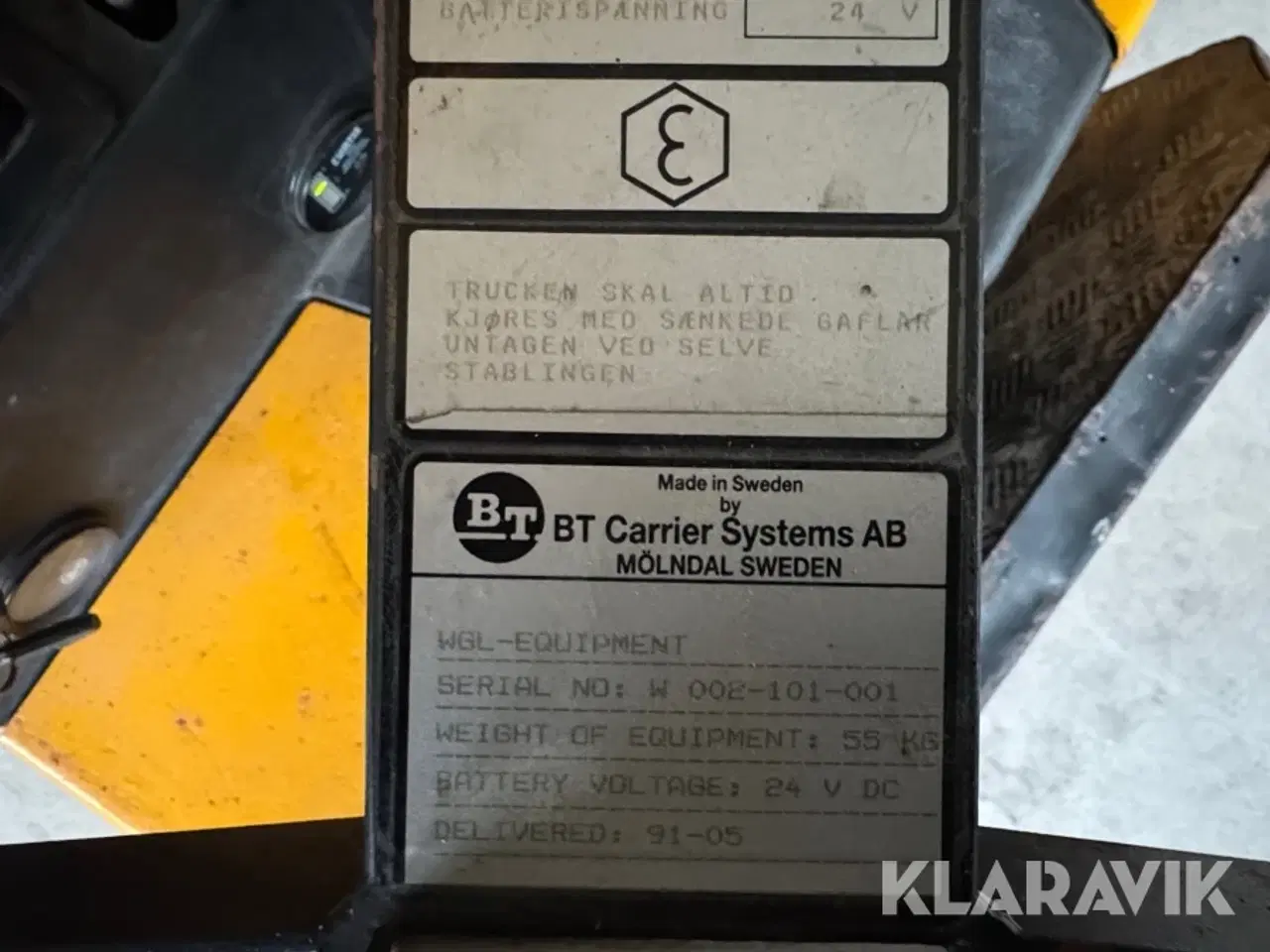 Billede 6 - El palleløfter BT Products LSF 1250 E/ 100