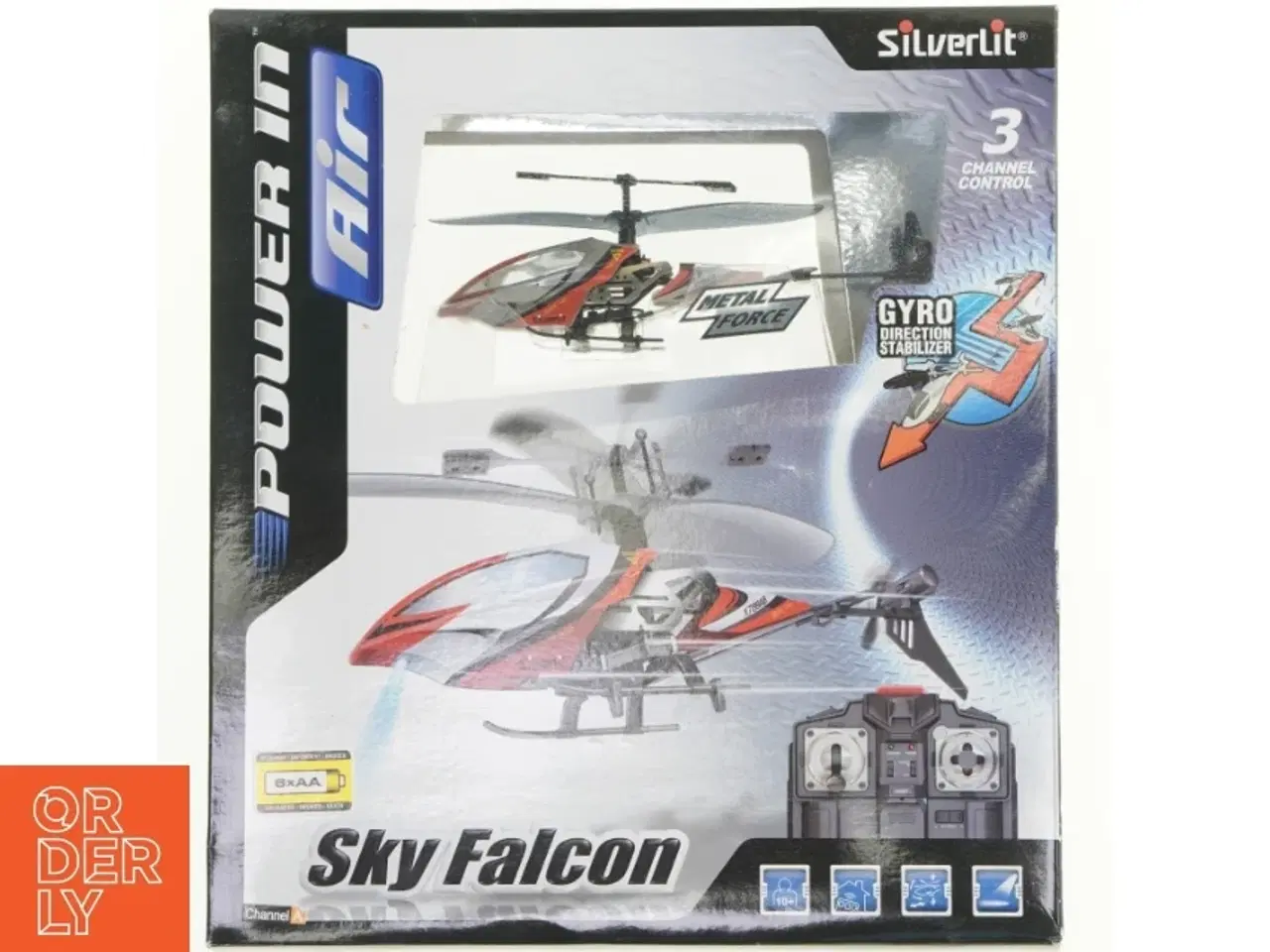 Billede 1 - Fjernstyret helikopter fra Silver Lit (str. 33 x 33 cm)