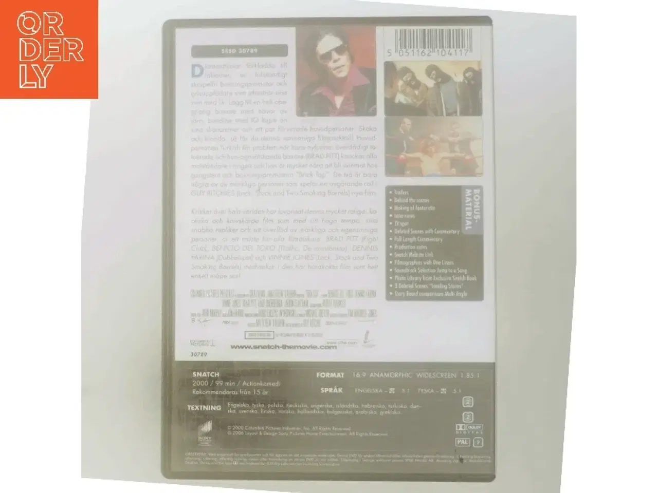 Billede 3 - Snatch med Brad Pitt (DVD)