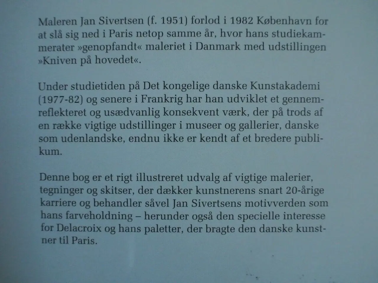 Billede 2 - jan sivertsen maleri , af per jonas storsve, emne: