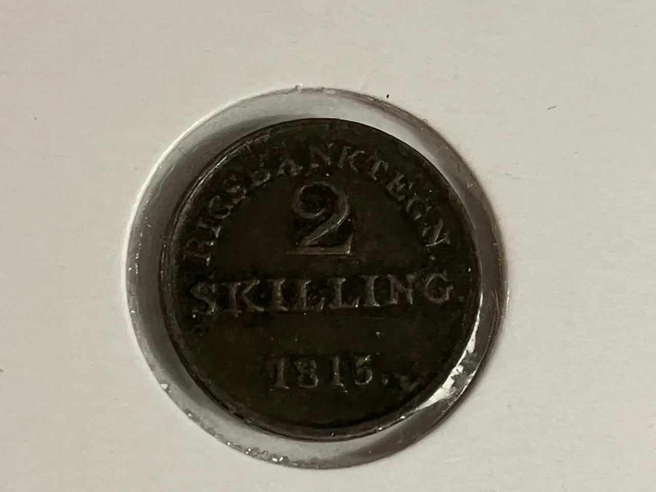 Billede 1 - 2 Skilling 1815 Danmark