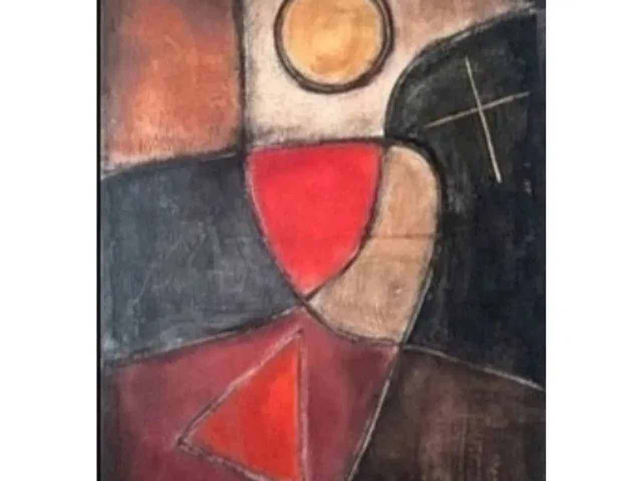 Billede 1 - Akrylmaleri, Paul Klee interpretation