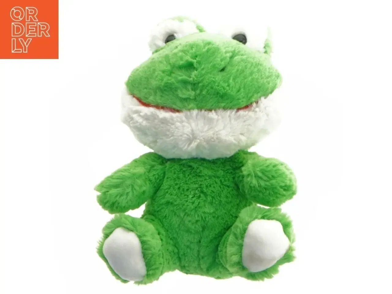 Billede 1 - Plysfrog frø legetøj fra Smallfrys (str. 18 cm)
