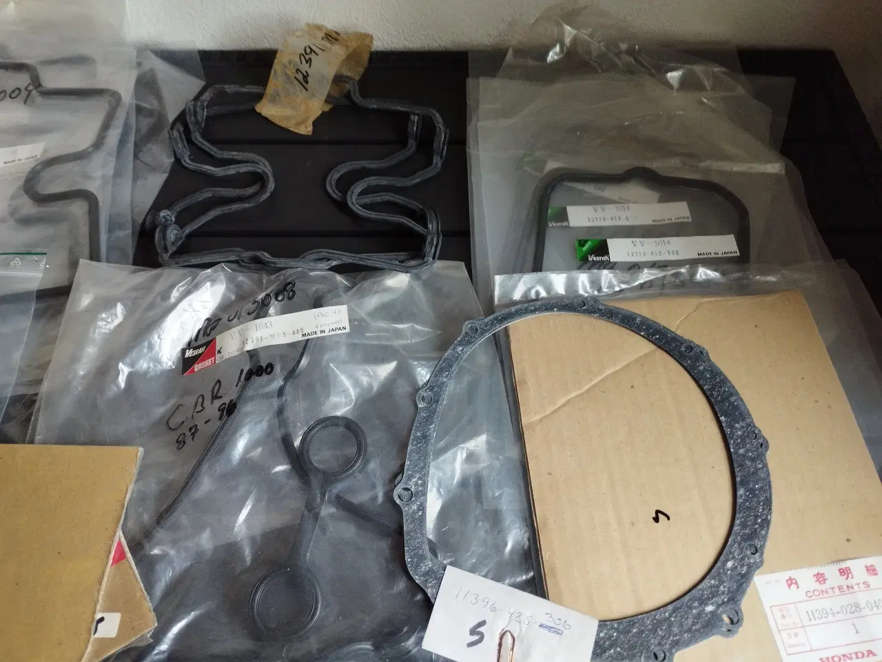 Billede 7 - Pakninger m.v. til Honda mc. nye ( se %) (kasse 7)