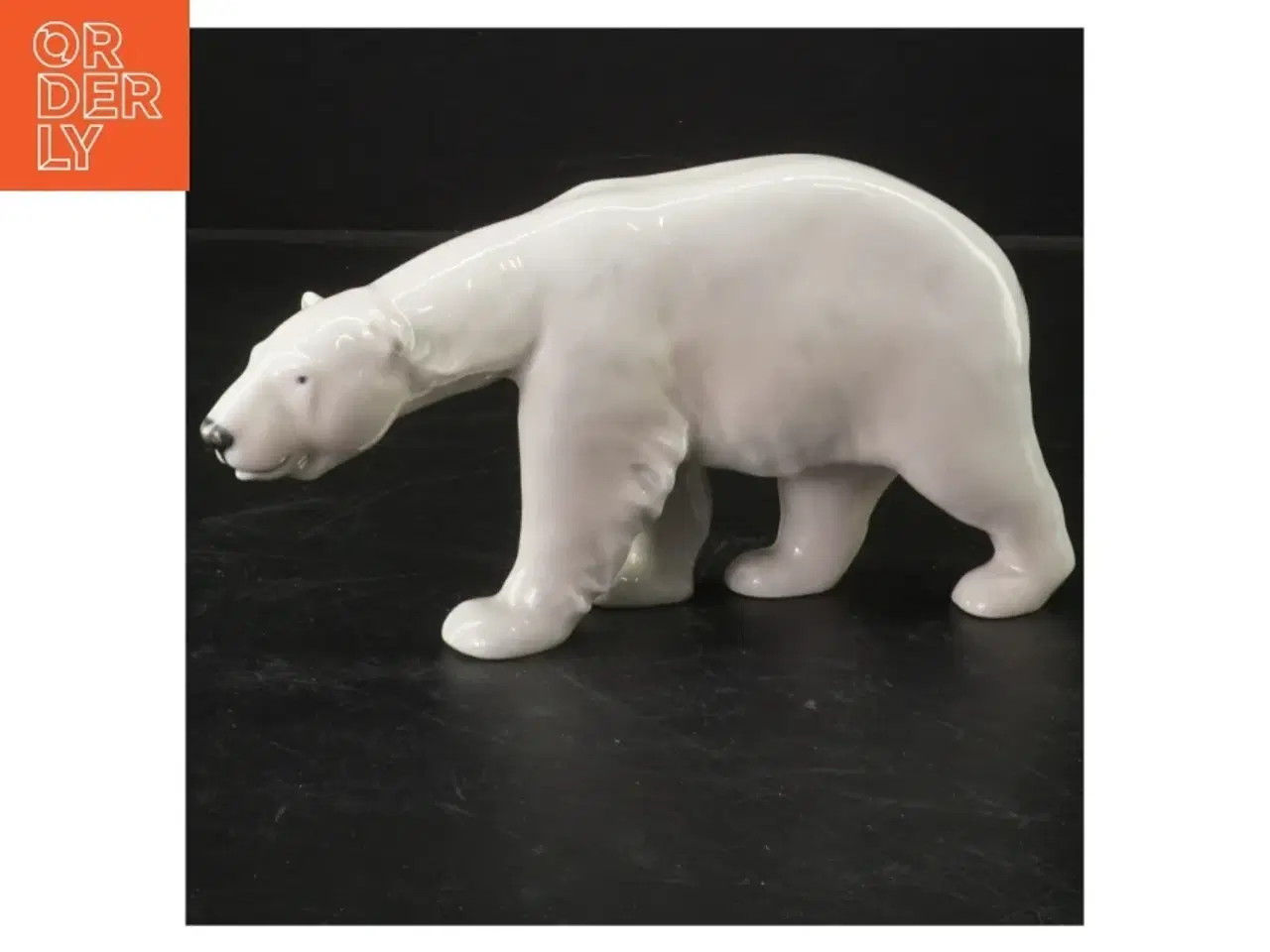 Billede 1 - Porcelæn isbjørn figurine fra Royal Copenhagen (str. 19x8 cm)