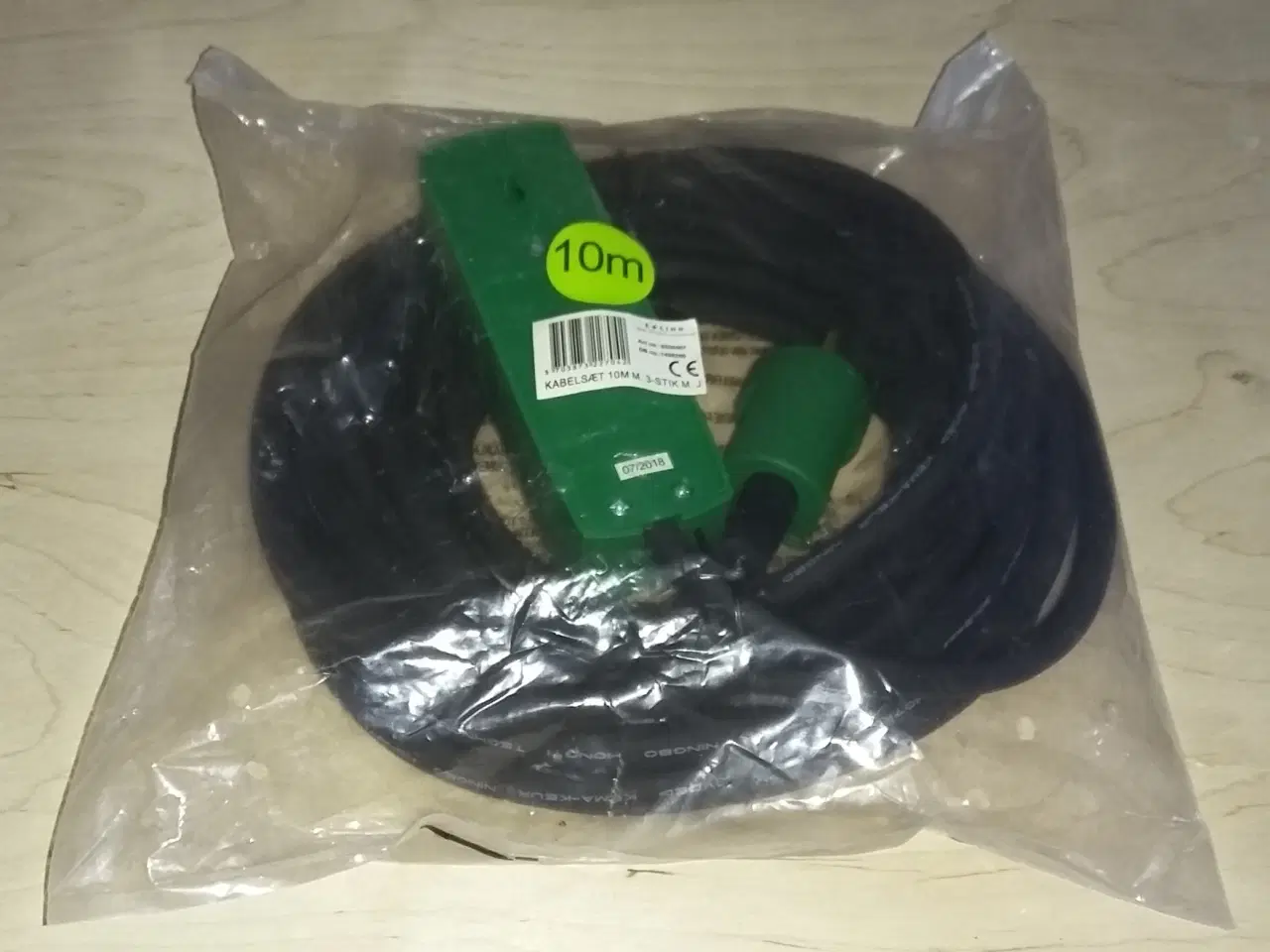 Billede 1 - KABELSÆT 10 M, 3 STIK