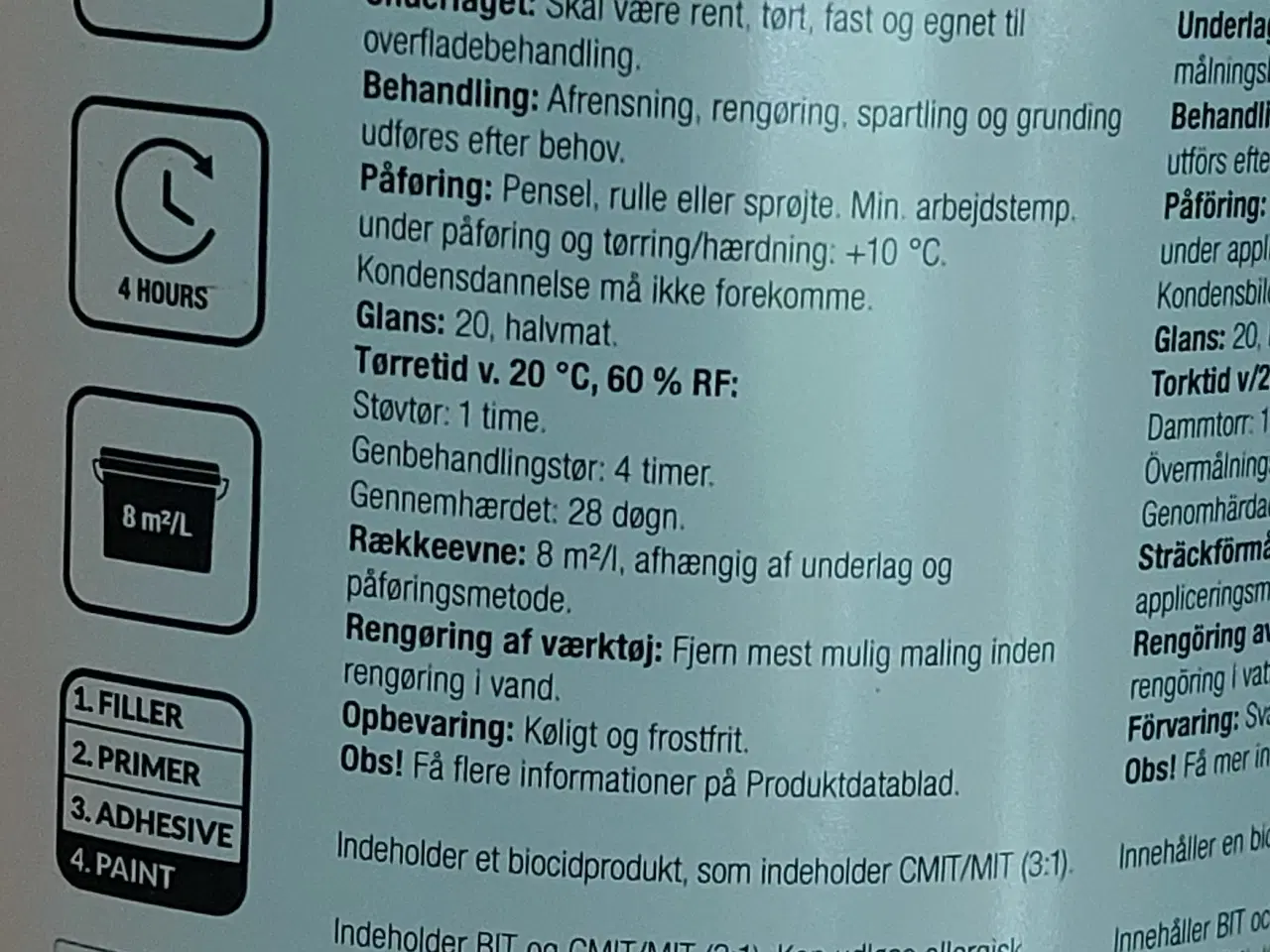 Billede 1 - Bad/ vådrum. 0,75 l dekso 20 H2O, flugger