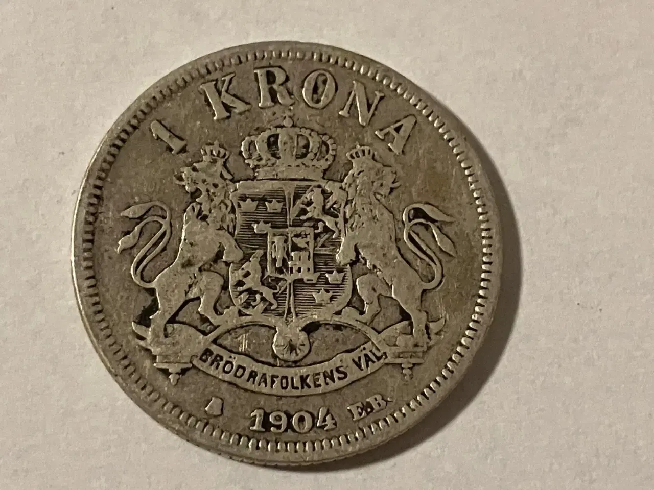 Billede 1 - 1 Krona 1904 Sweden - Silver