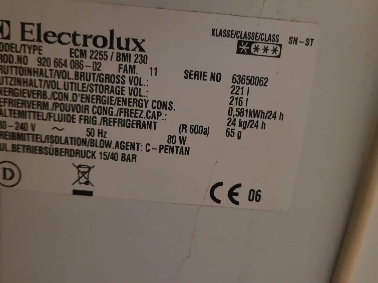 Billede 5 - Stor kummefryser