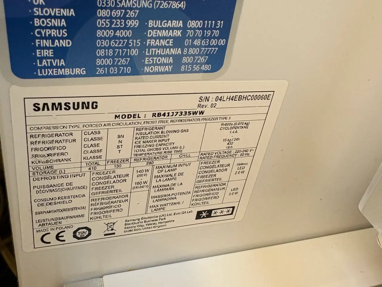 Billede 4 - Samsung kølefryseskab - hvid