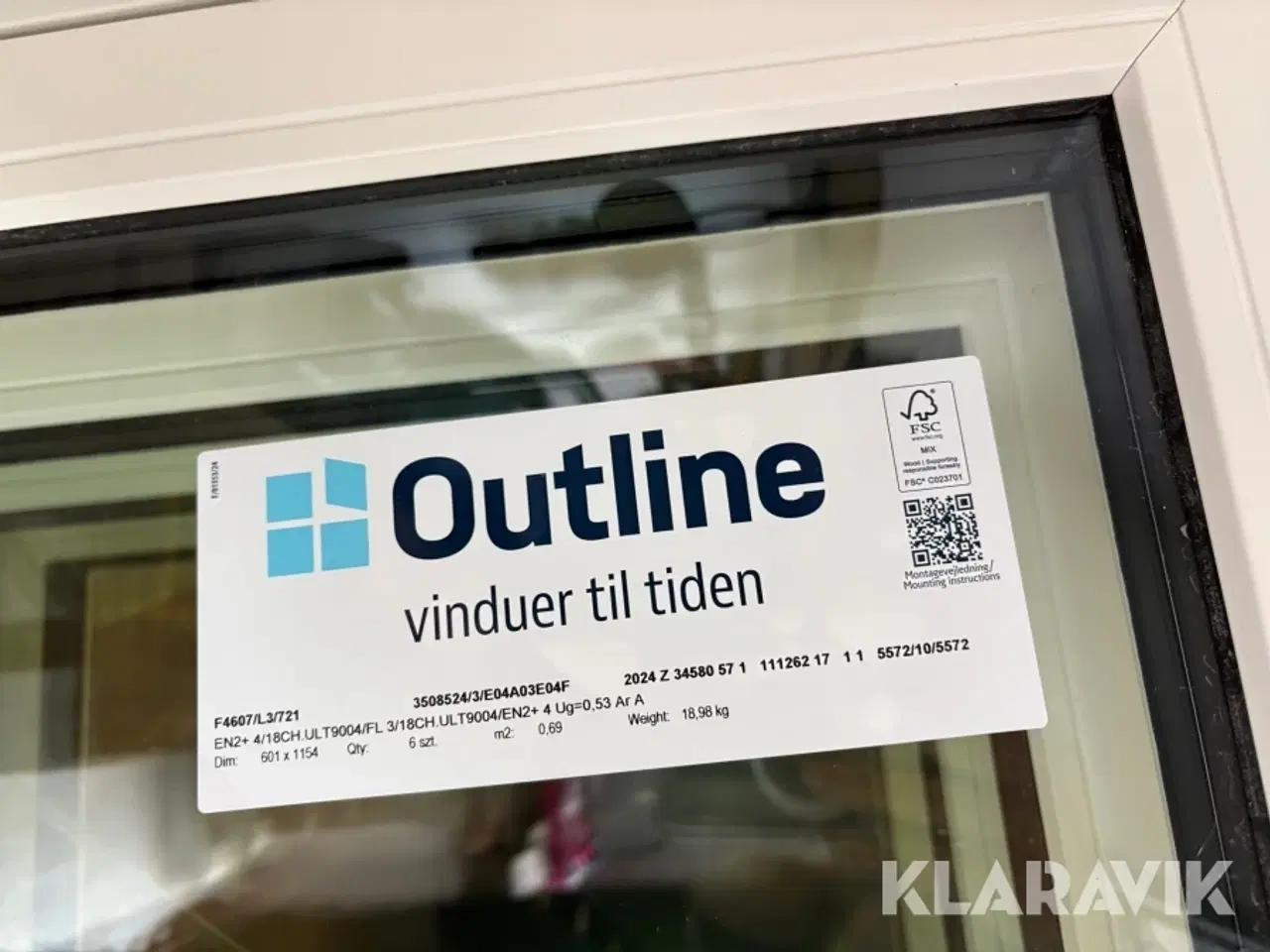 Billede 5 - Vinduer Outline 3-lags - 5 styk