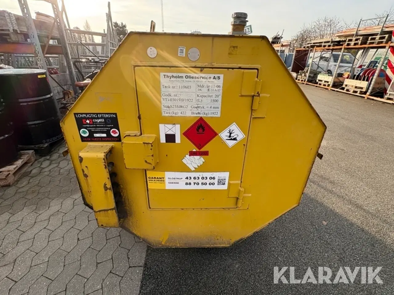 Billede 5 - Dieseltank 1500 liter med pumpe