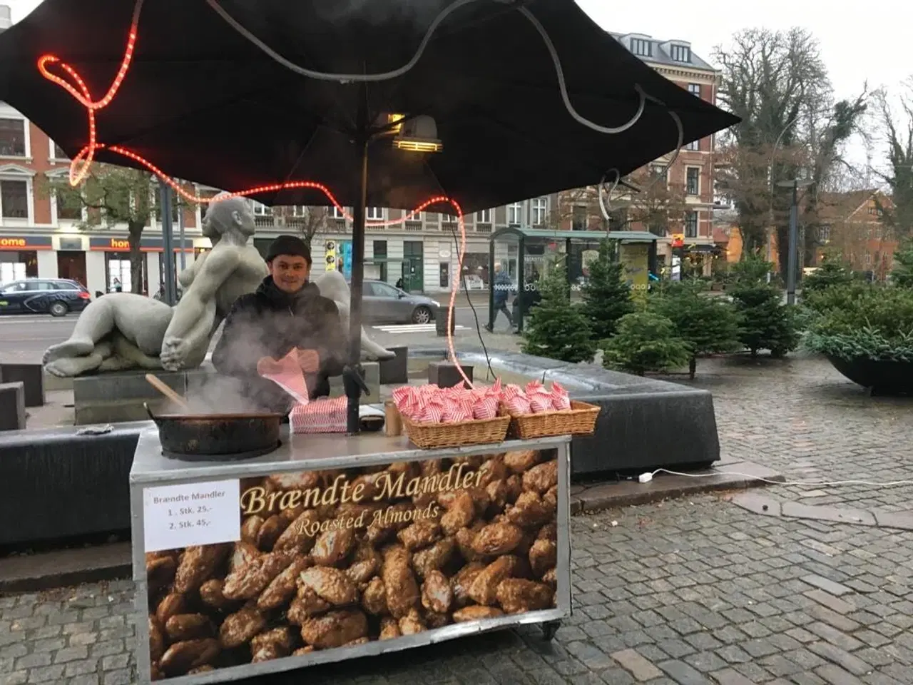 Billede 6 - Brændte Mandler vogn/ Udstyr 