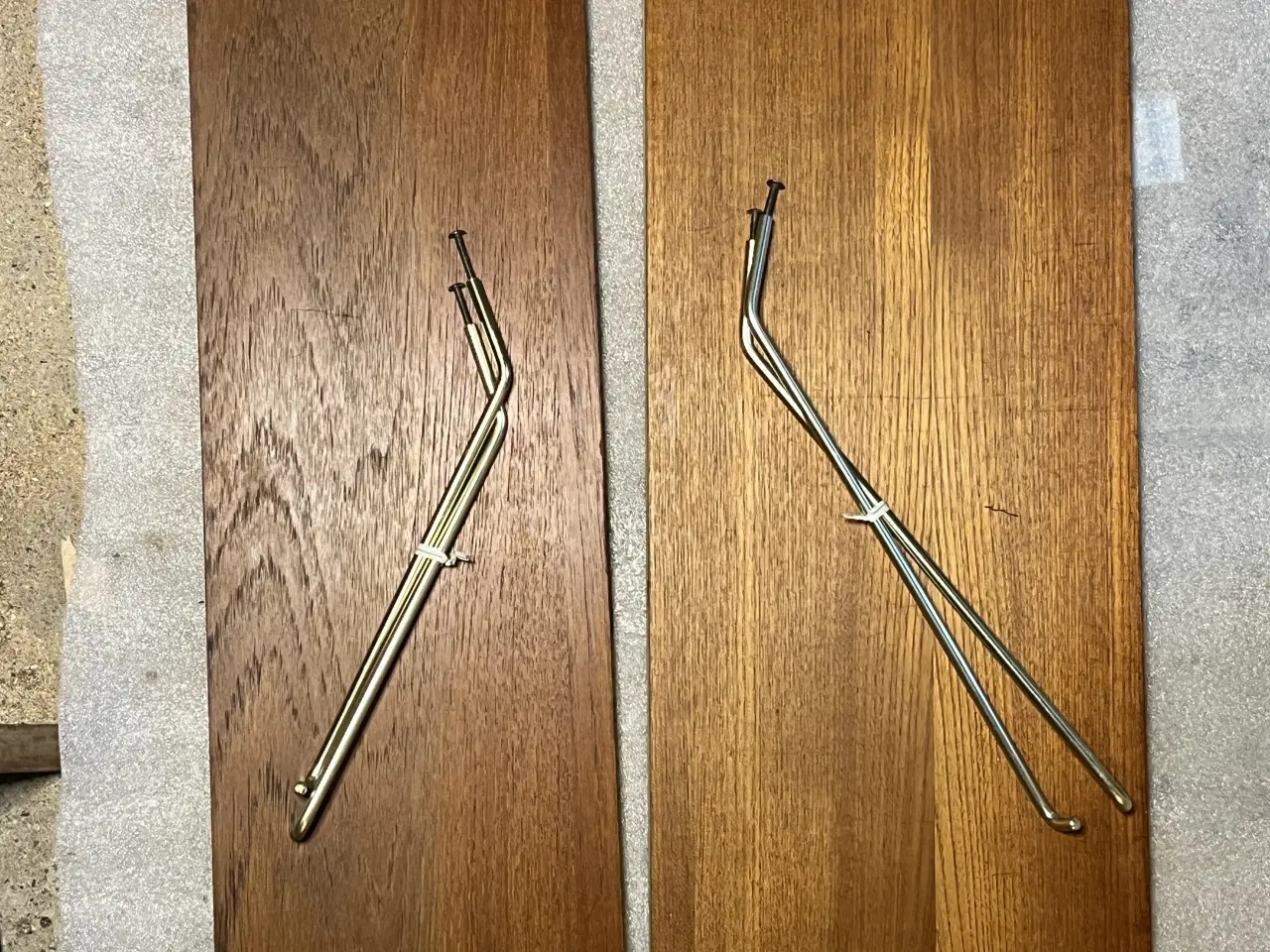 Billede 1 - Teaktræ Teakstræs hylder sælges 80 x 20 x 1,9 cm