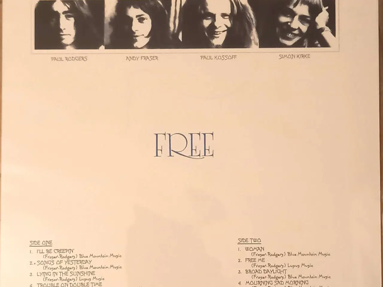 Billede 2 - Free (1969) rock LP 