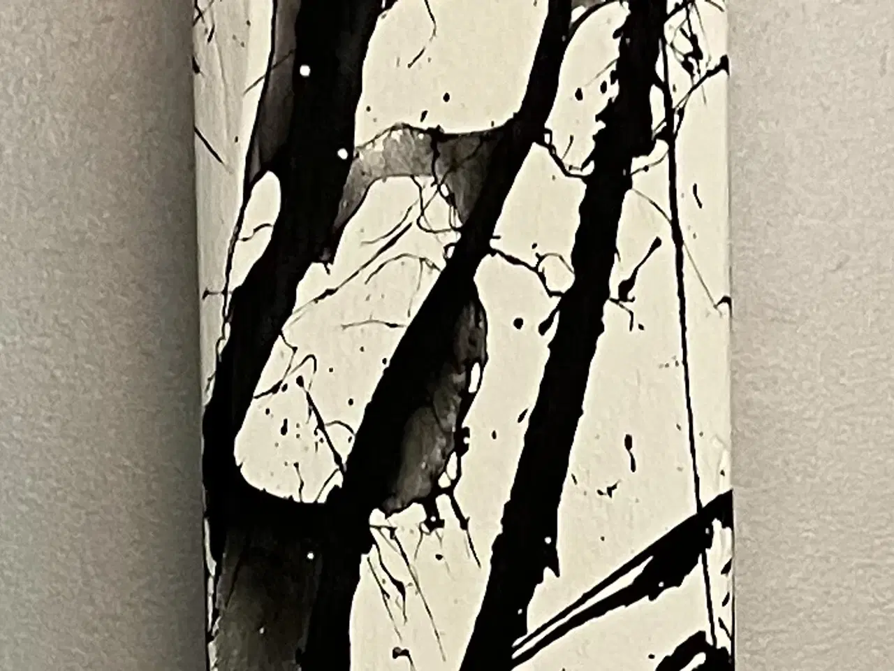 Billede 1 - Abstrakt maleri på træ 