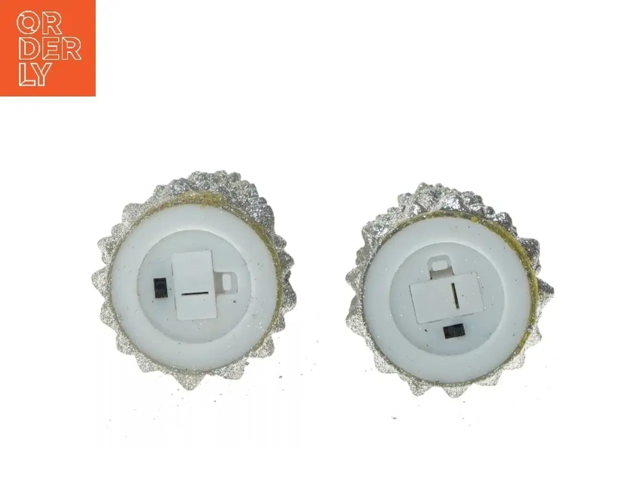 Billede 3 - Glitrende LED juletræ dekorationer (str. 17 cm)