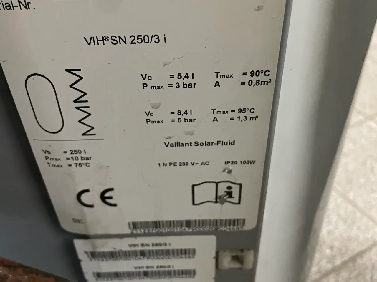 Billede 4 - Varmtvandsbeholder til pillefyr og solcelle