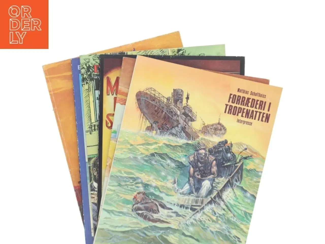 Billede 1 - 5 stk tegneserier bl.a. Forræderi i tropenatten af Matthias Schultheiss (Bog)