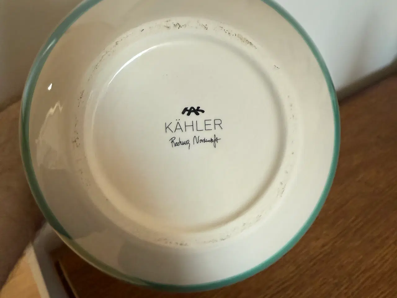 Billede 2 - Kähler Vase grønne striper