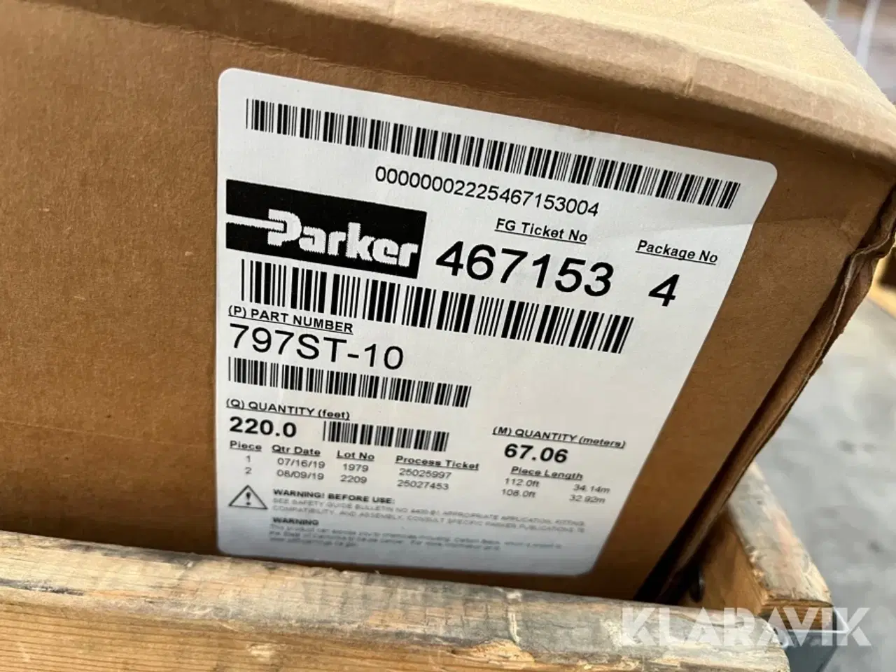 Billede 6 - Hydraulikslanger Parker 797ST-10 - 16mm 128 meter