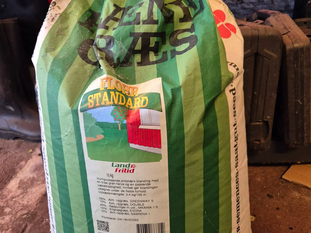 Billede 1 - Plænegræs ca 10kg.
