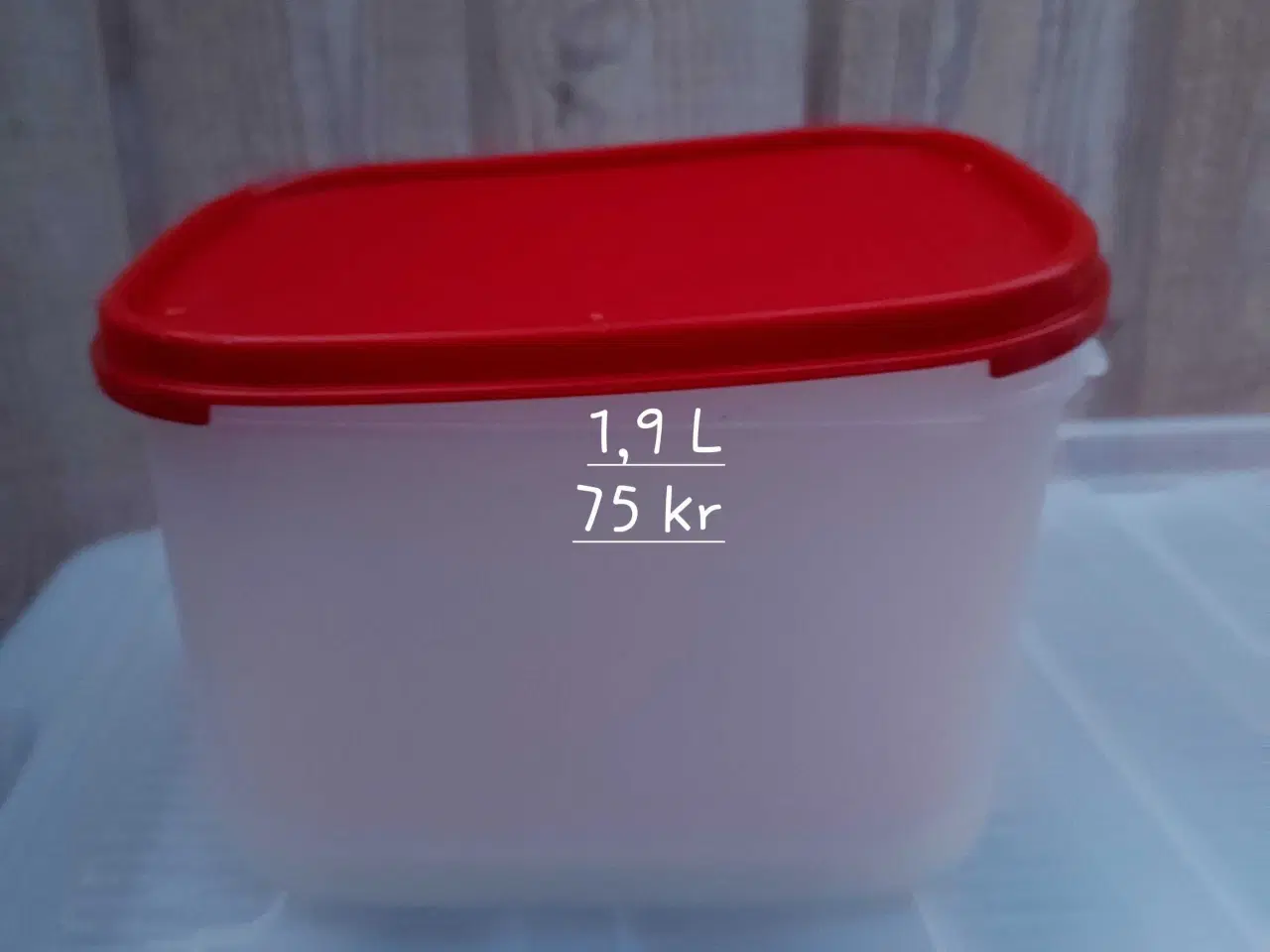 Billede 1 - Tupperware relet 1,9 L med rist
