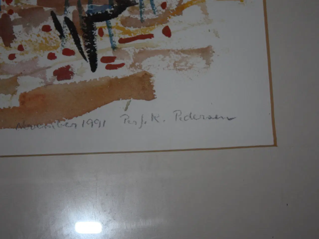 Billede 4 - Akvarel billede af Per J. K. Pedersen 