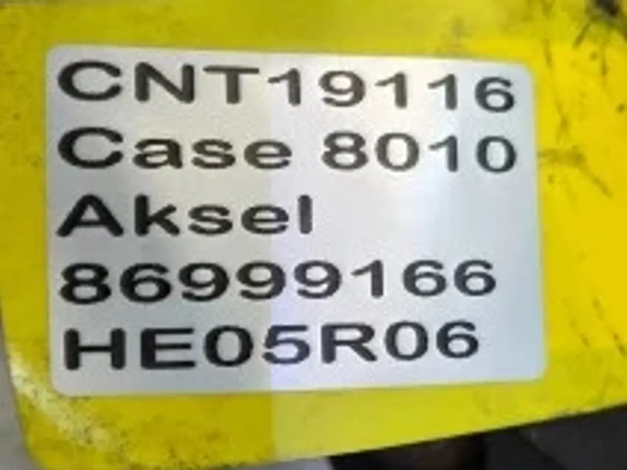 Billede 15 - Case 8010 Kardanaksel 86999166