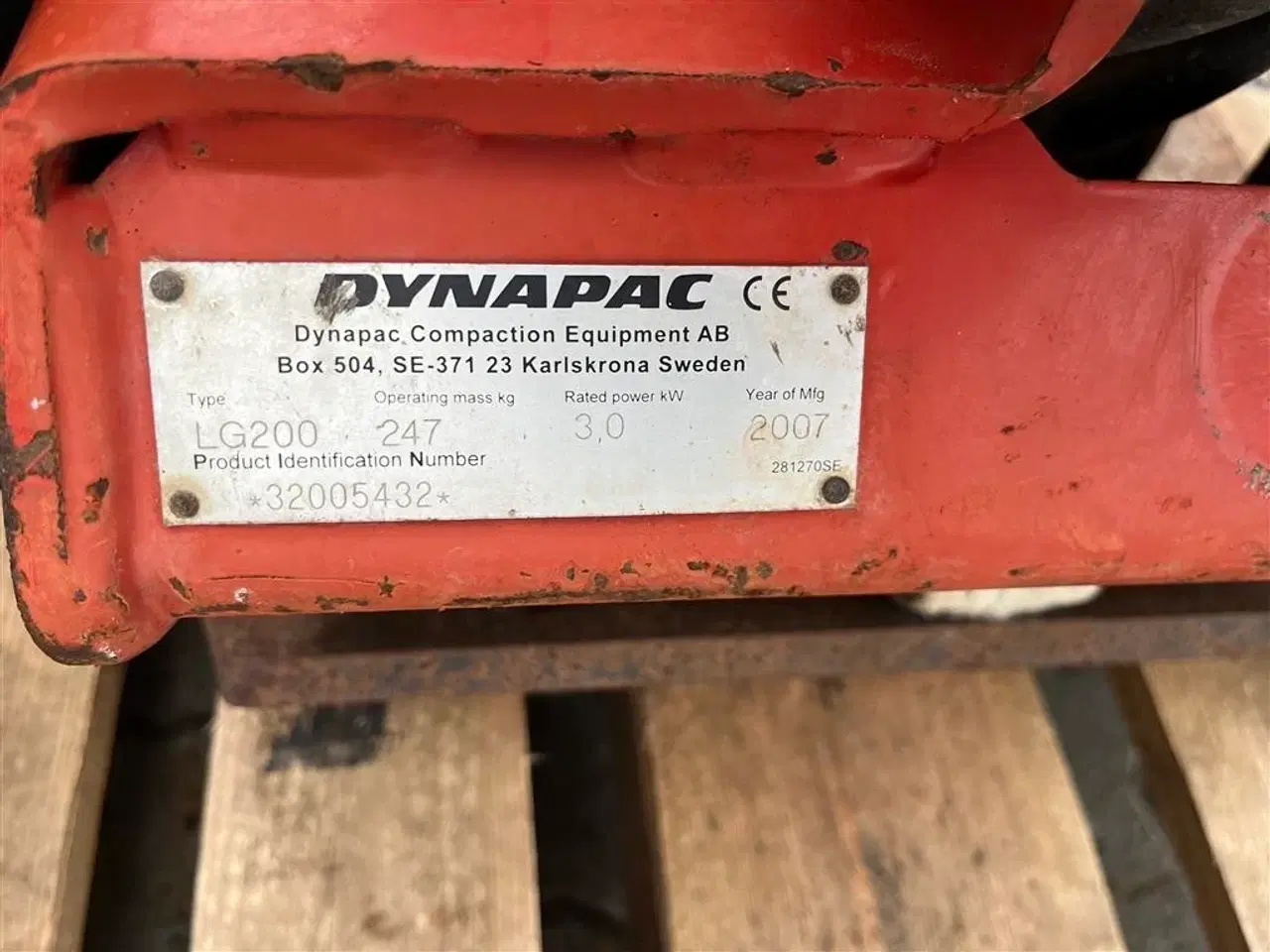 Billede 8 - Dynapac LG 200 247kg Diesel frem/bak pladevibrator