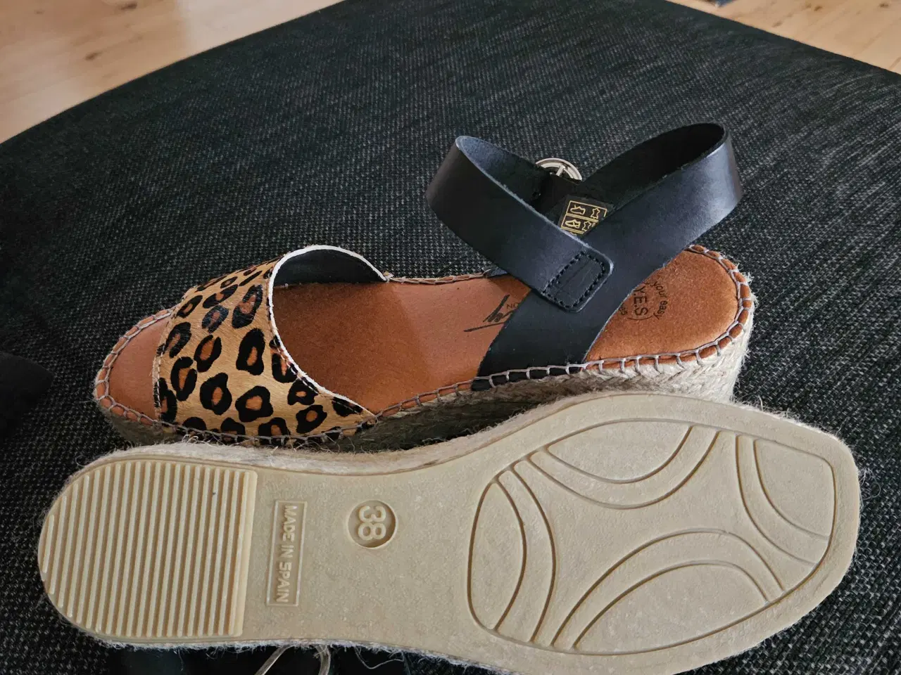 Billede 5 - SANDALER MED FLET HÆL 