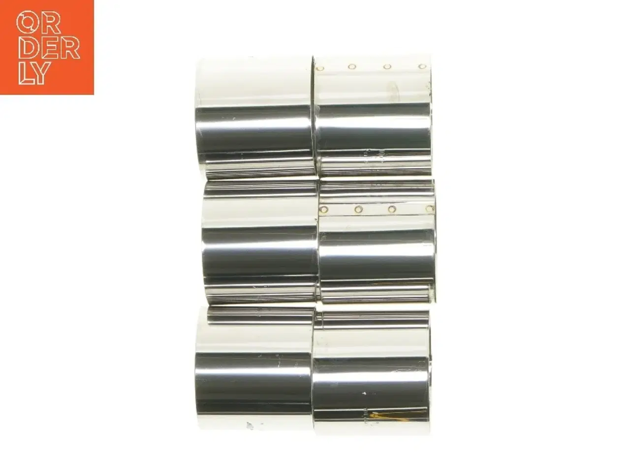 Billede 3 - Stålringe til anretning af bl.a forretter /kartofler(str. Ø 6,5 cm)