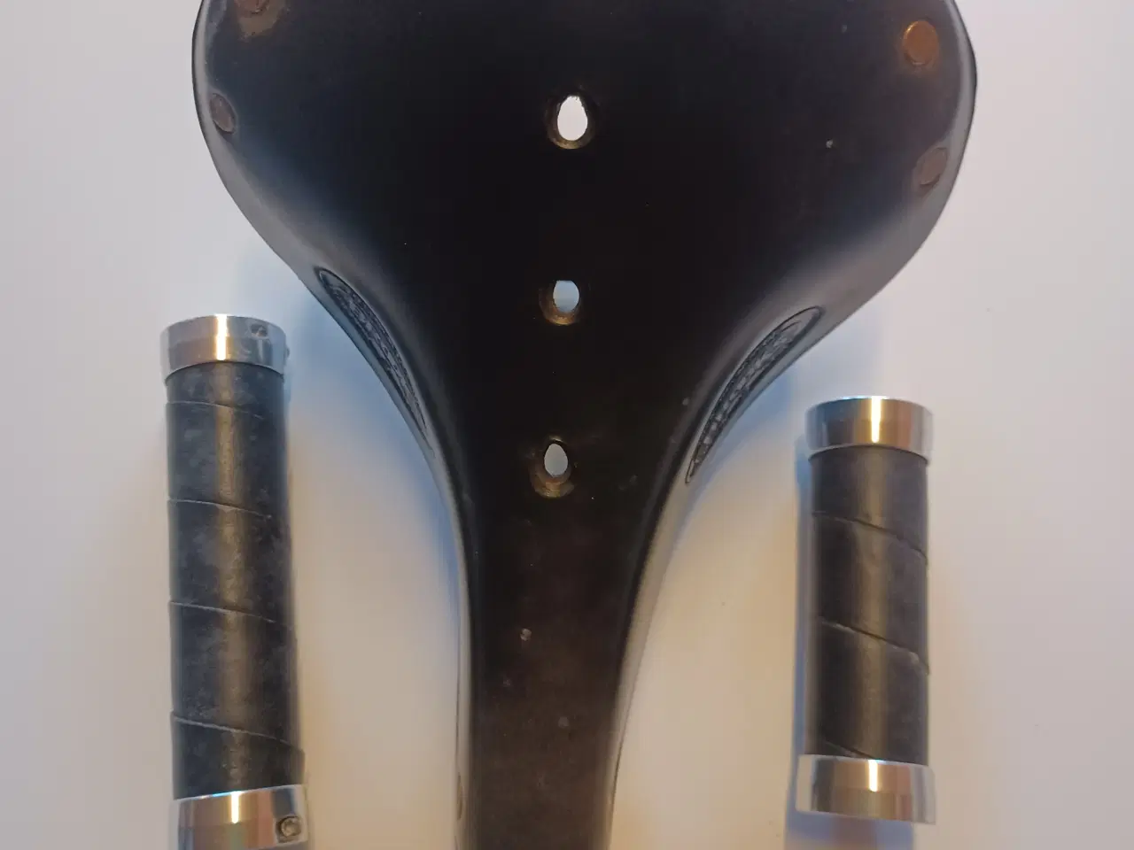 Billede 2 - Brooks sadel og håndtag