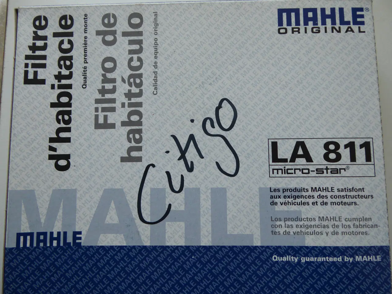 Billede 1 - Pollenfilter, Mahle LA811