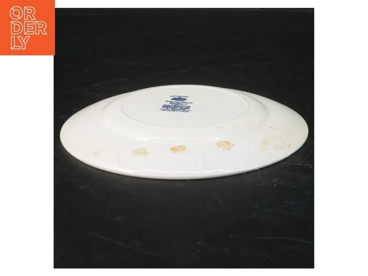 Billede 3 - Villow Johnson brothers, England Dekorativ tallerken med blå-hvidt mønster fra Willow (str. Ø 18 cm)