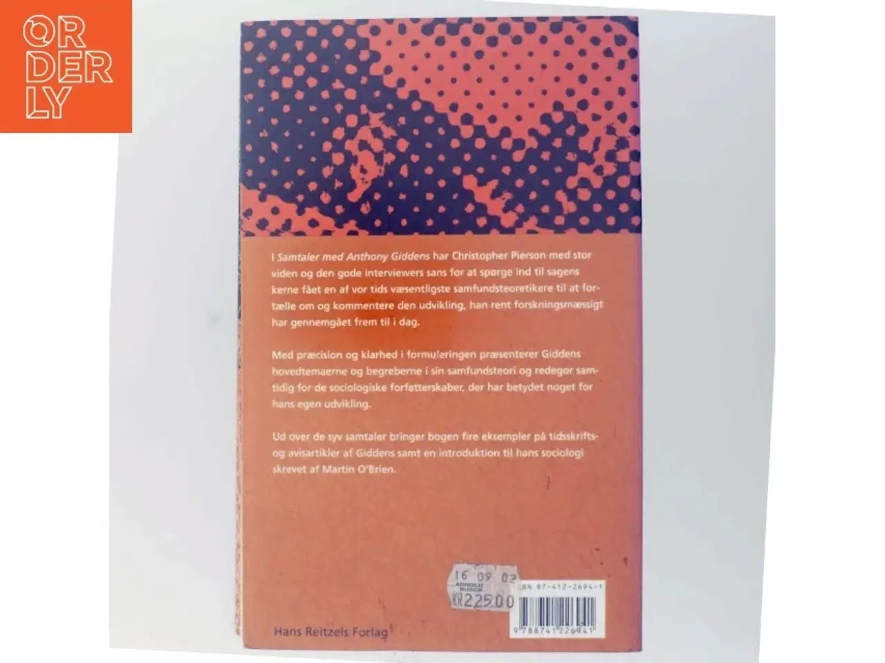Billede 3 - Samtaler med Anthony Giddens : at forstå moderniteten (Bog)