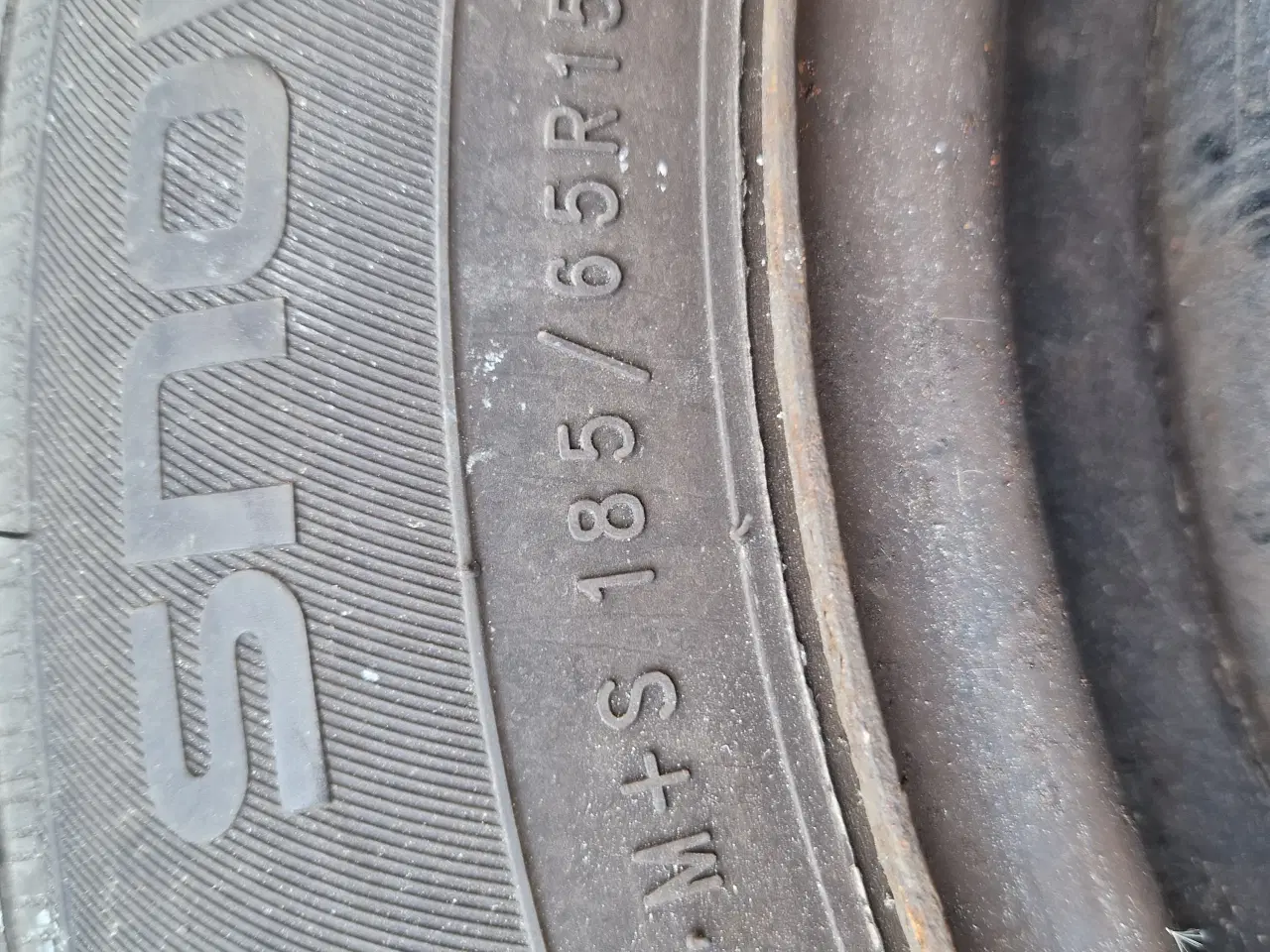 Billede 3 - Gode vinterhjul 185/65R15 på fælge