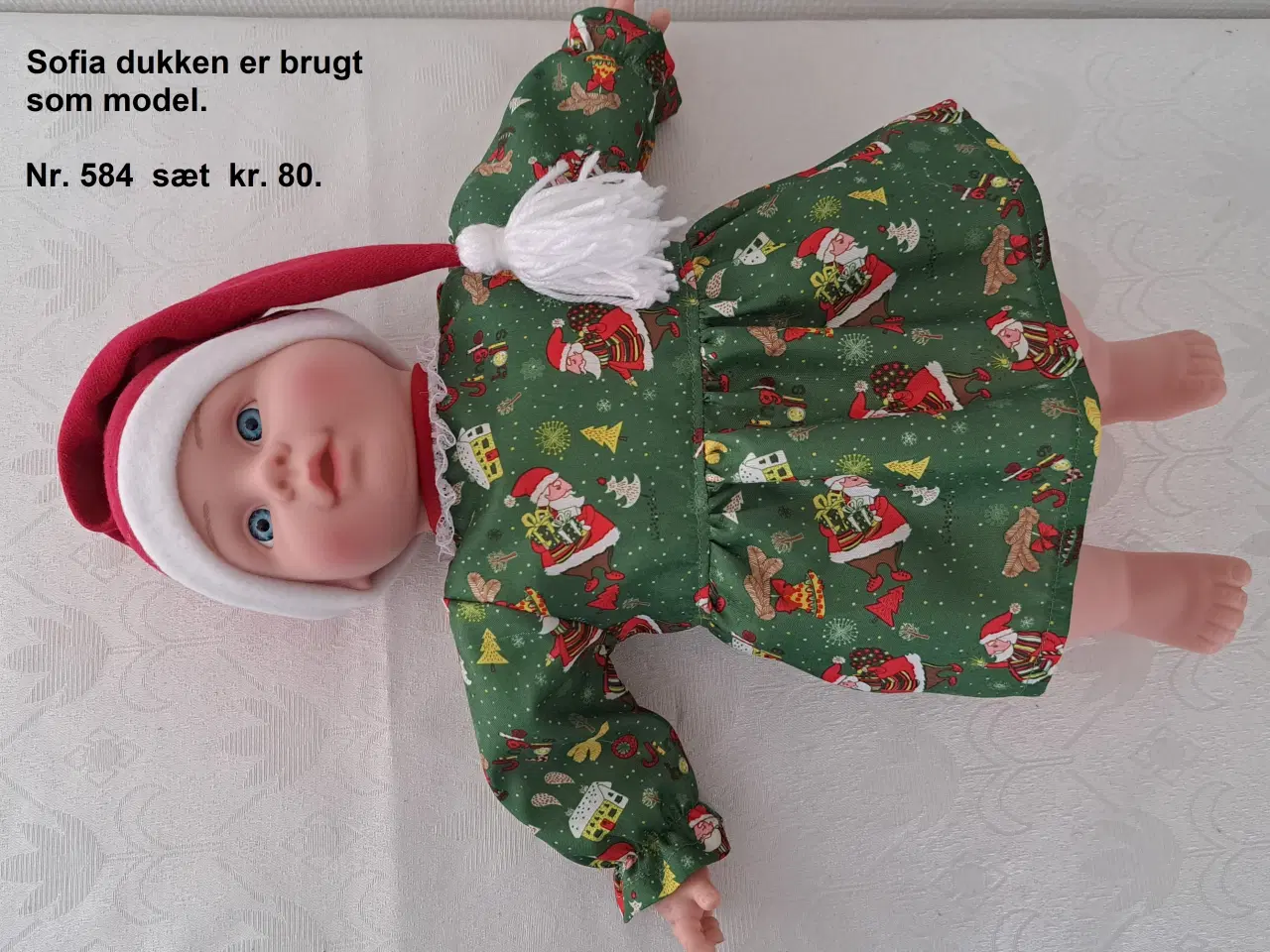 Billede 15 - Dukketøj til Sofia dukken på 40cm. med blød krop.