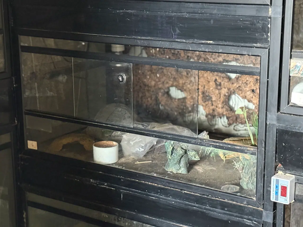 Billede 5 - Stor terrarie-reol med 7 terrarier og masser af ud