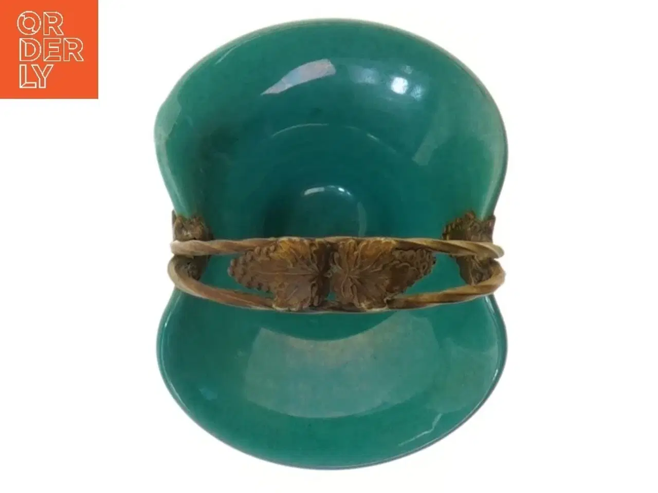 Billede 3 - Antik kurv med metalhank (str. 12 cm)